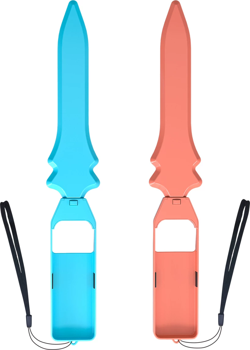 Set aksesorësh lojërash 23-në-1 për Nintendo Switch 2, Hurtel Family Accessory Pack 2, plastikë, portokalli e kaltër, set 23 pjesë