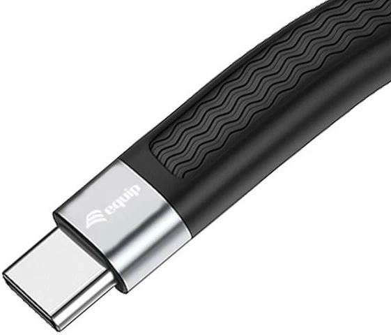 Kabllo USB-C Equip USB 4 Gen.3, 0.13m, 80Gbps, e zezë