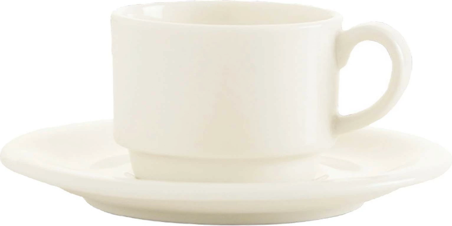 Nënfilxhan porcelani Fine Dine Crema 150 mm, krem, set 6 copë