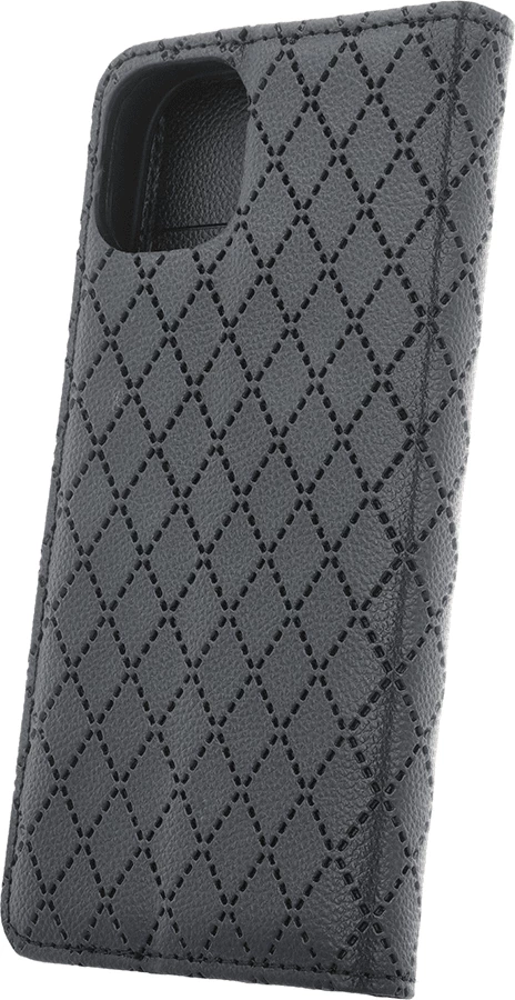 Mbështjellës ONASI Karo Flip Cover për iPhone 17 Air, me kapak magnetik, me xhepa, me stand, i zi