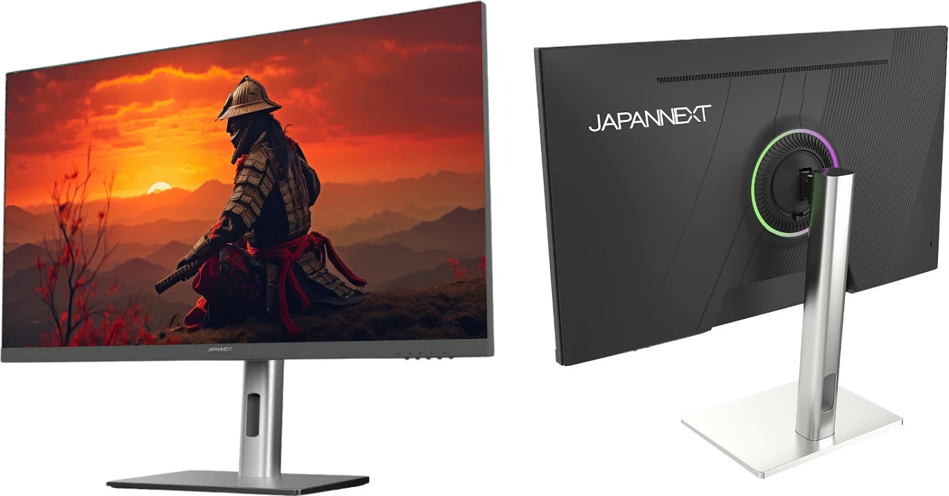 Monitor gaming JapanNext 27" Full HD 1920x1080, FreeSync, altoparlantë, zi/argjendtë