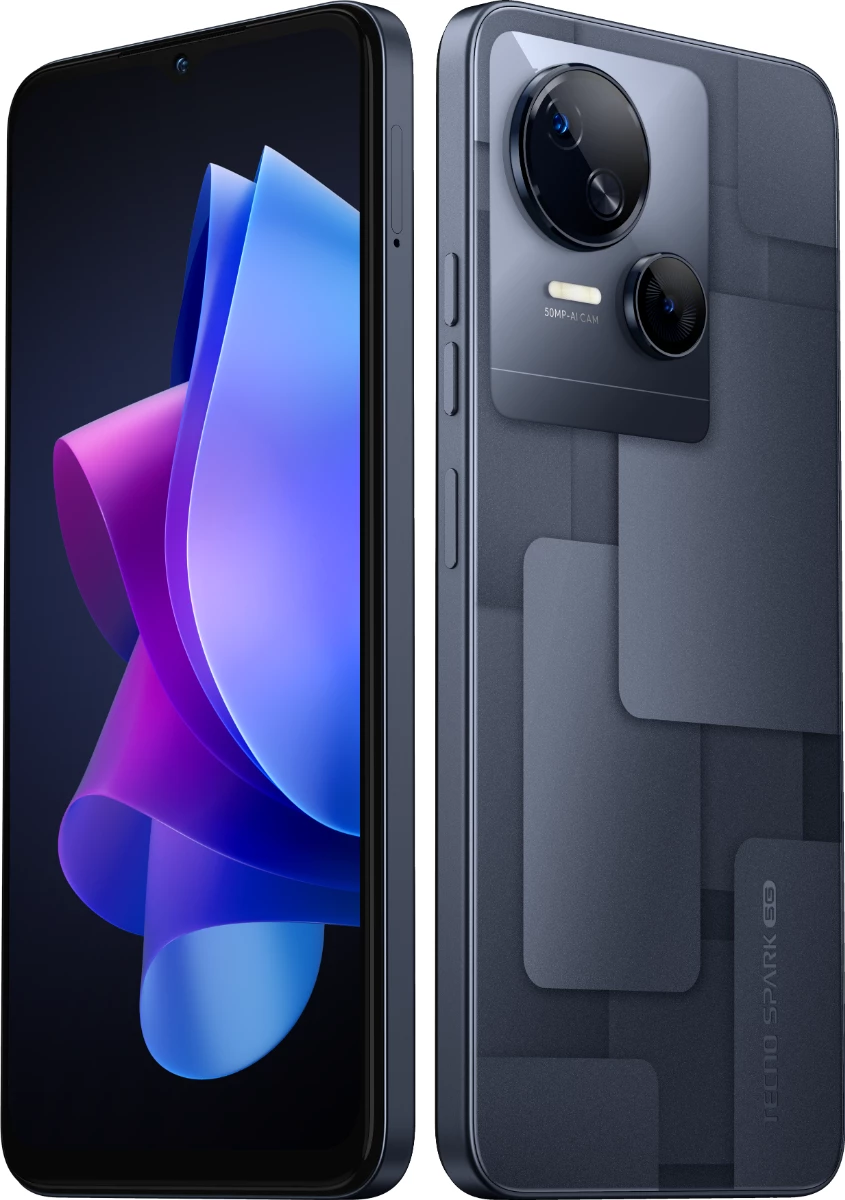 Celular TECNO Spark 10 5G 4GB/64GB 6.56\" 90Hz, Meta Black