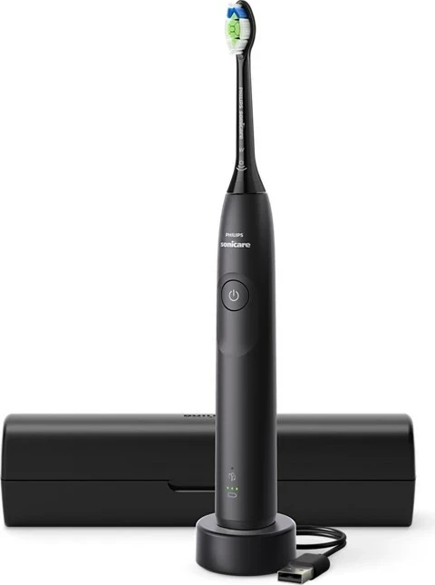 Furçë dhëmbësh elektrike sonike Philips Series 5300 HX7101/02, e zezë