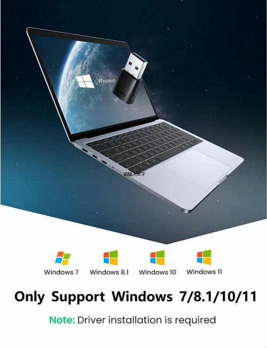 Adapter USB Bluetooth 5.0 UGREEN 80889, i zi