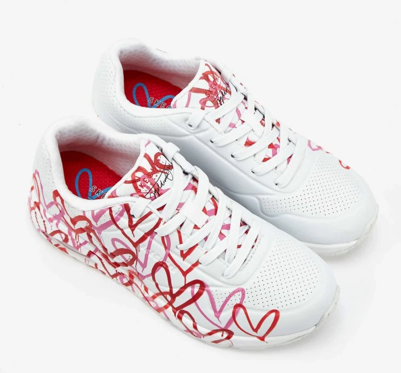 Atlete femra Skechers, të bardha