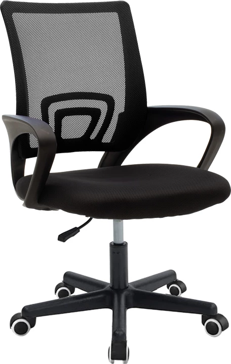 Set mobilje për zyre studentore Ramon-Berto I, 3 copë, ngjyrë lis modern, e zezë