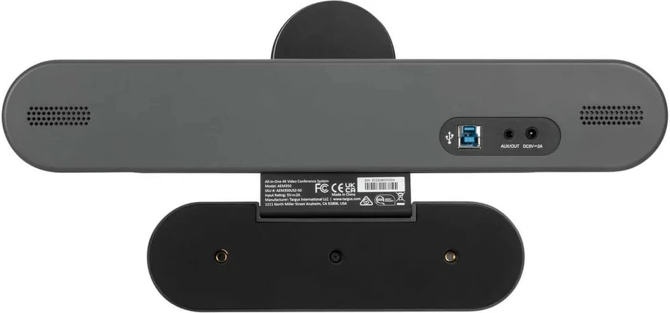 Sistem video-konference Targus All-in-One 4K, 8.5MP, altoparlantë të integruar, mikrofonë, i zi