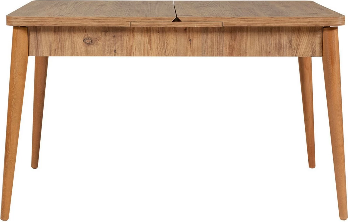 Tavolinë me karrige zgjatëse (6 copë), Hanah Home, Vina - ngjyrë lis Atlantik, Stone