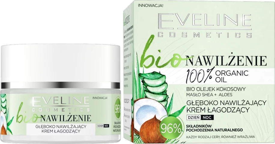 Krem fytyre për femra Eveline Cosmetics Bio Deep Hydration Soothing Cream 50ml