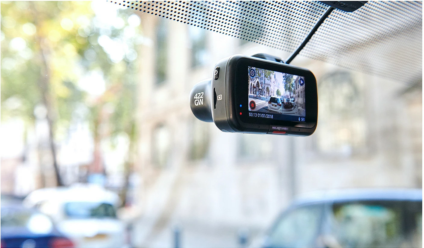 Dashcam Nextbase 422GW, 140° kënd i gjerë, e zezë