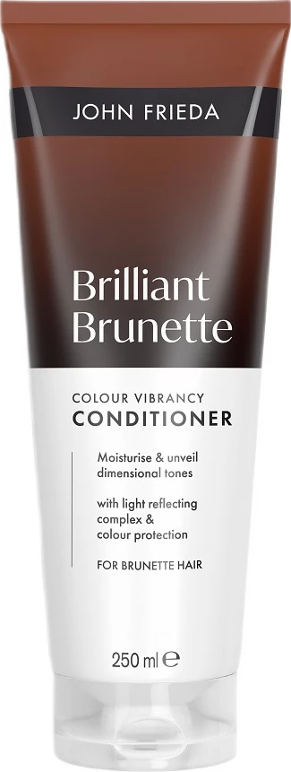 Kondicioner për femra John Frieda Brilliant Brunette për flokë kafe, 250ml