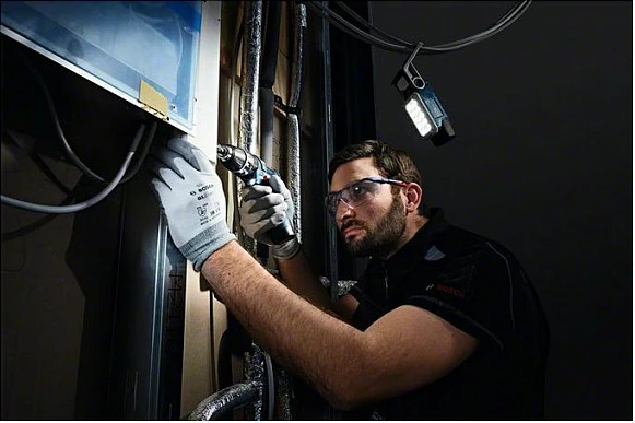 Llambë pune Bosch GLI Deci, LED, me bateri, blu