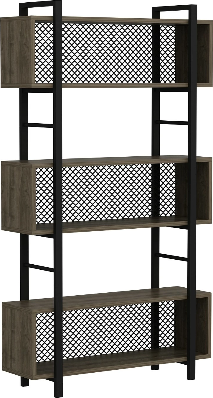 Raft librash modern industrial, ngjyrë arre, Hanah Home, Still