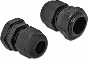 Glandë kabllo DeLOCK PG11, IP68, për kabllo 10 mm, 10 copë, e zezë