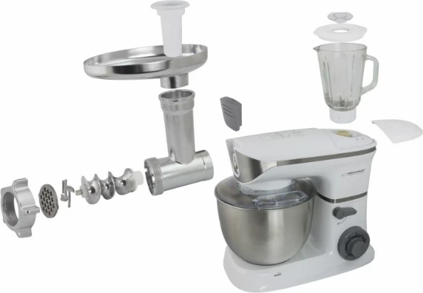 Mikser kuzhine Esperanza EKM025 5 L,  çelik inox 1000 W, e bardhë 
