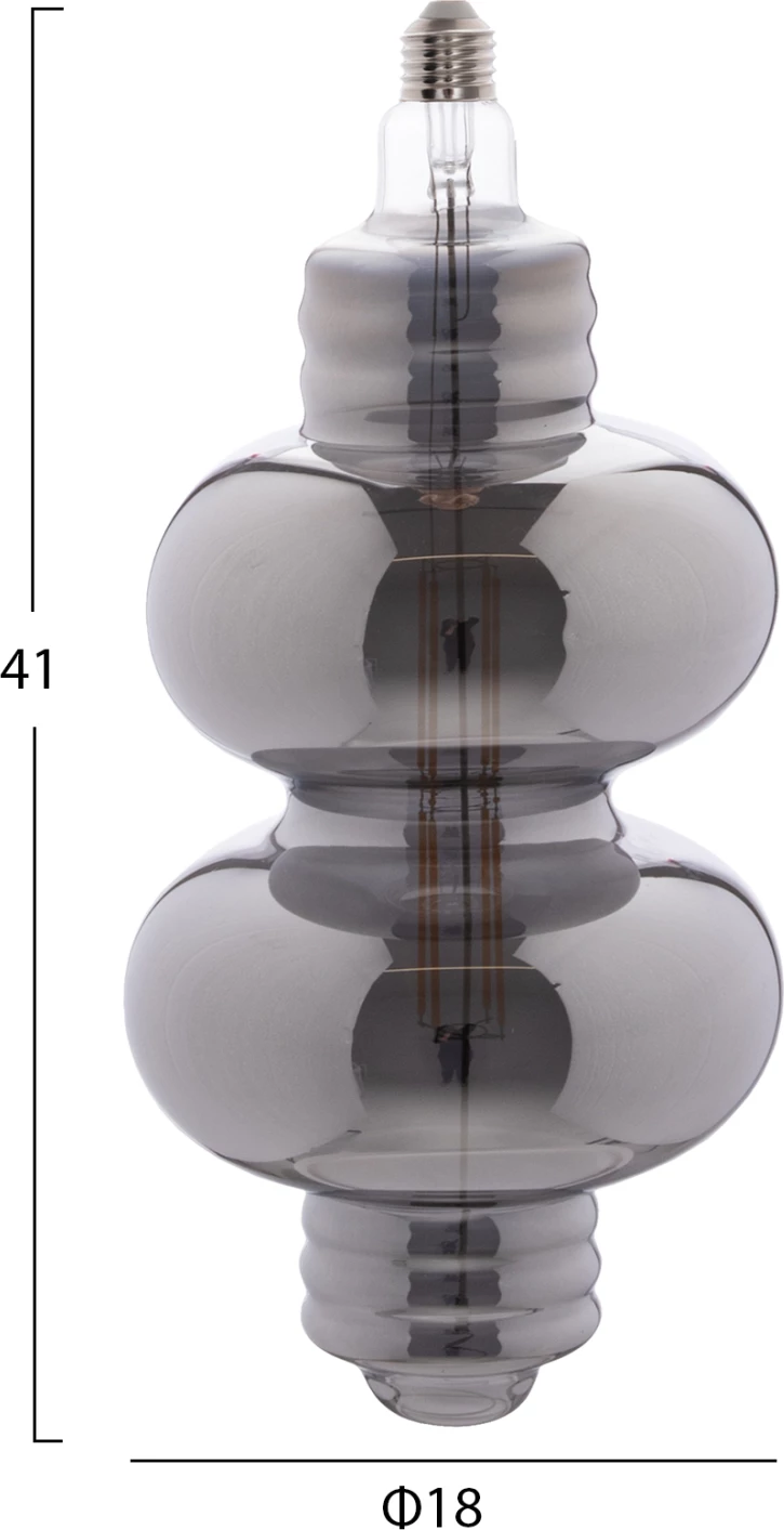 Llambë LED filament 8W E27 3000K ngjyrë tymi, FH4053.03 2