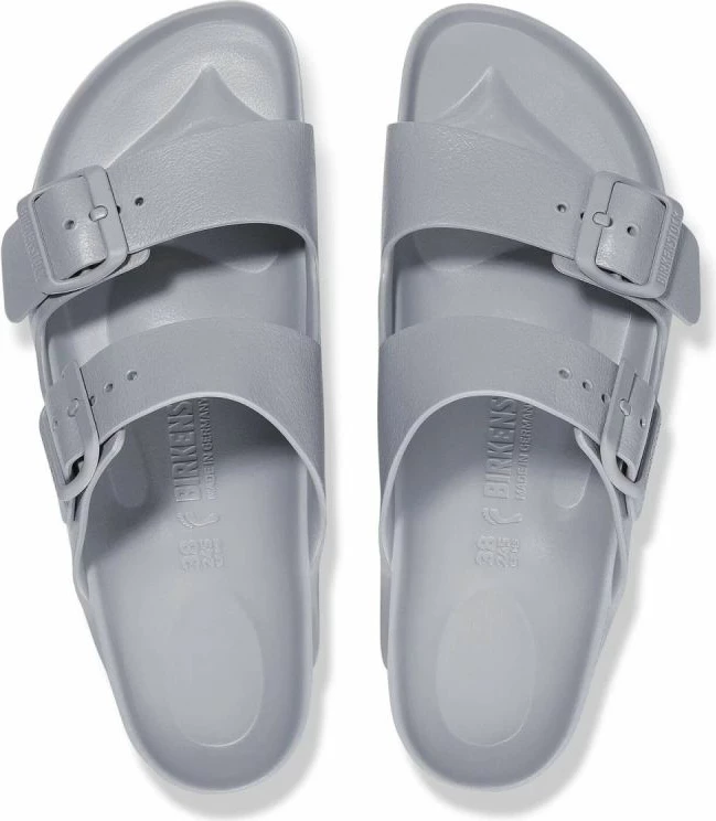 Flip-Flops për femra Birkenstock, gri/argjend [Madhësia: 39]