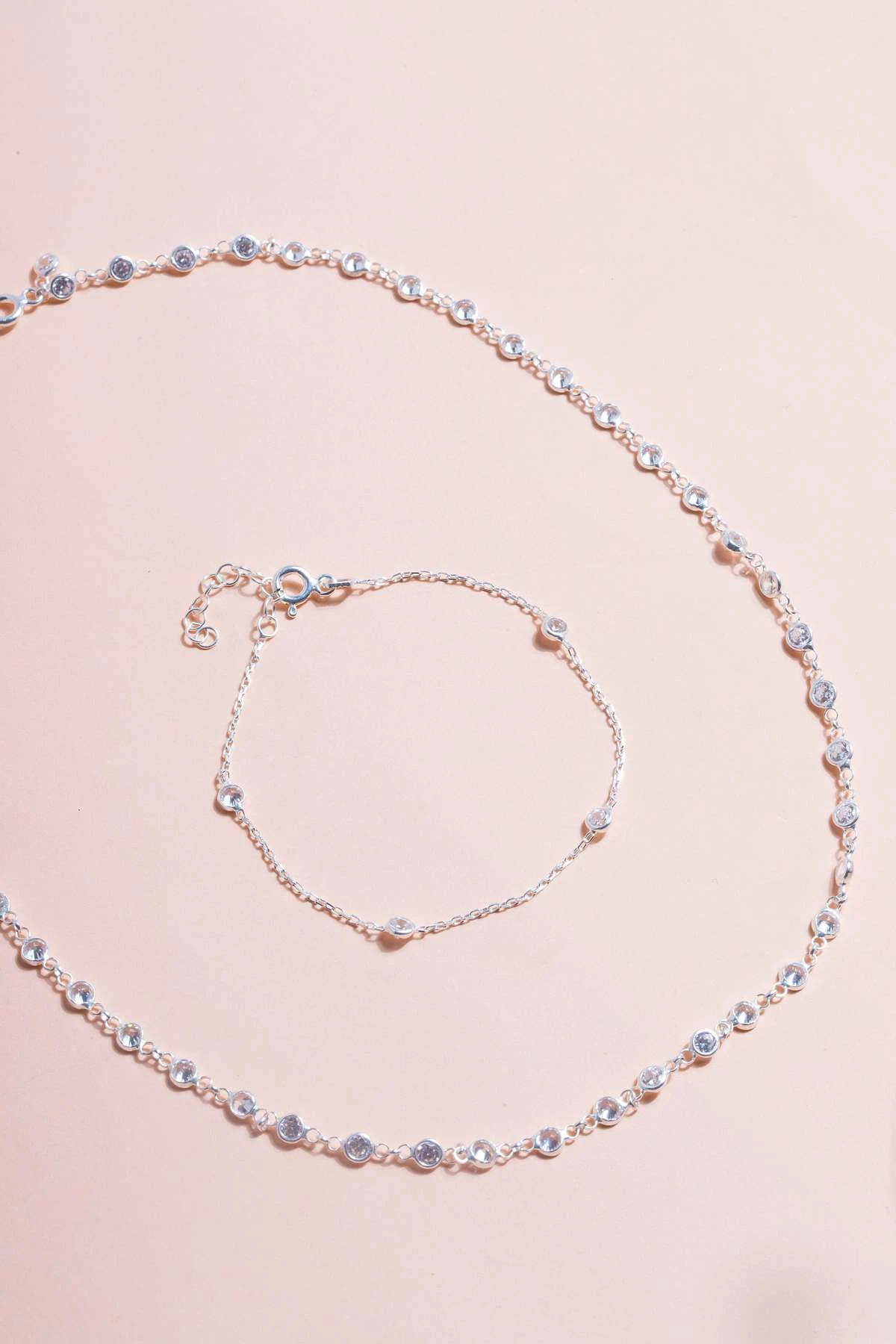 Set varëse dhe vathë argjendi Jumeon, TFNY65230, e bardhë