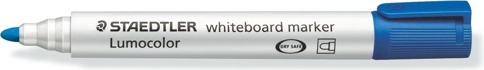 Set markerash whiteboard STAEDTLER Lumocolor 4 copë, majë e rrumbullakët 2mm, multingjyrësh