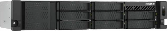 NAS QNAP TS-855EU-RP-8G 8-bay, 8GB RAM, 2x 2.5GbE, 2U rack short-depth, 2x PSU, i zi