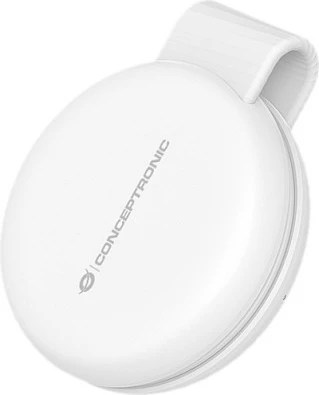 Karikues wireless Conceptronic GORGON04W, Qi2 25W, 2-në-1 për Celular & Smartwatch, magnetik, i palosshëm, i bardhë