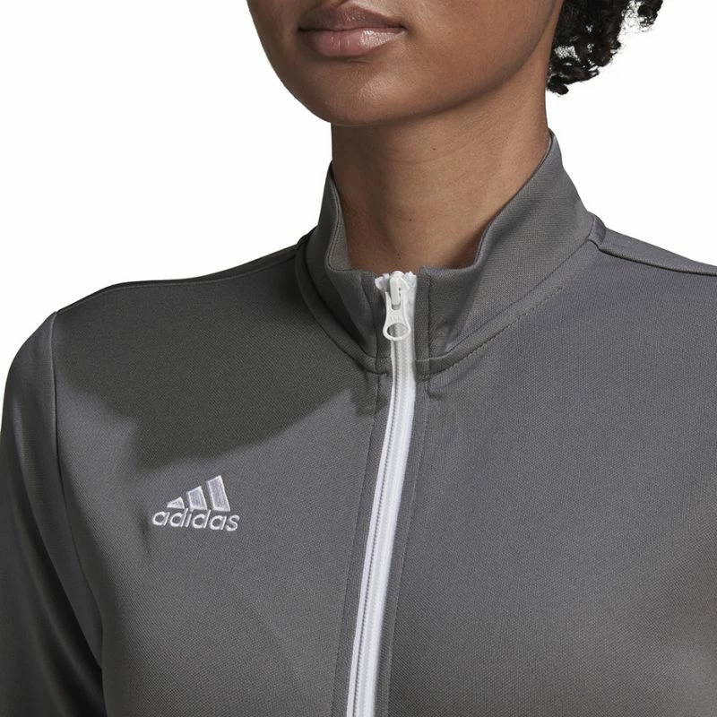 Xhaketë sportive pa kapuç adidas për femra, ngjyrë gri [Madhësia: M]