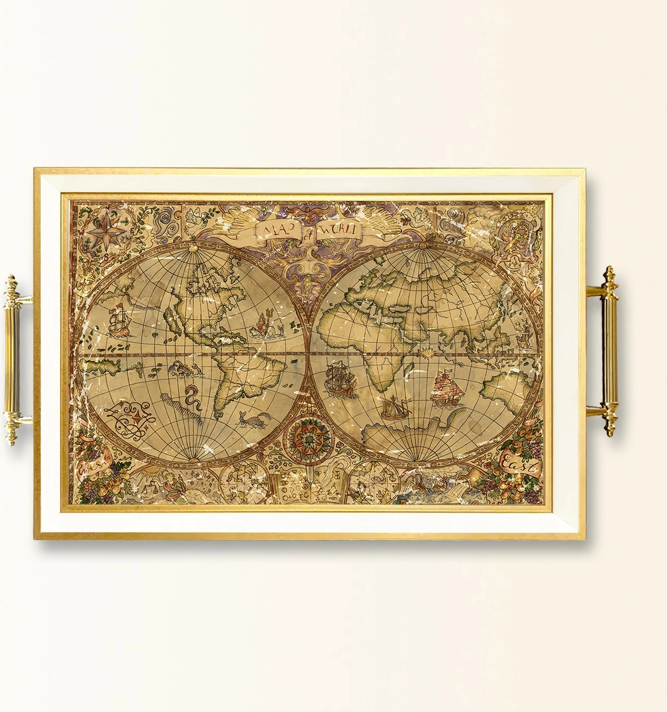 Tabaka prej qelqi Aberto Design, TPB9867, shumëngjyrëshe