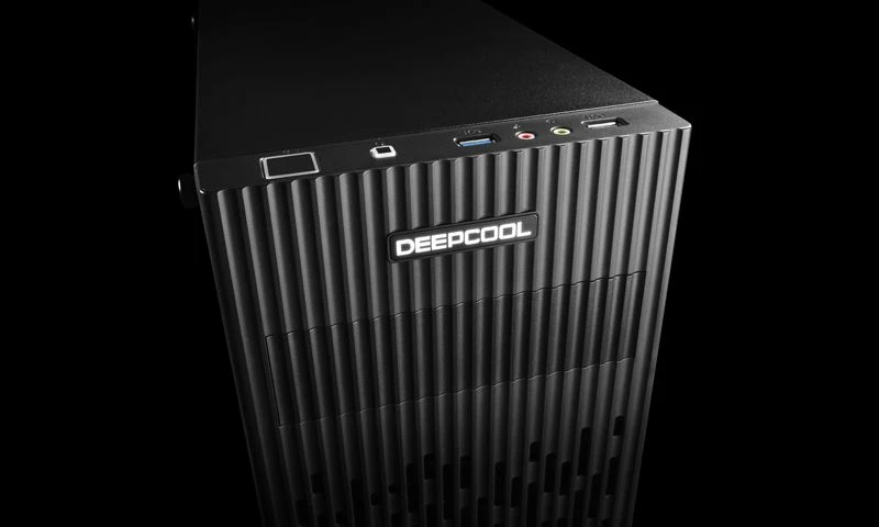 Kasë Deepcool Matrexx 30 (DP-MATX-MATREXX30), mini tower mATX/ITX, dritare xhami të kalitur, pa furnizim rryme, e zezë