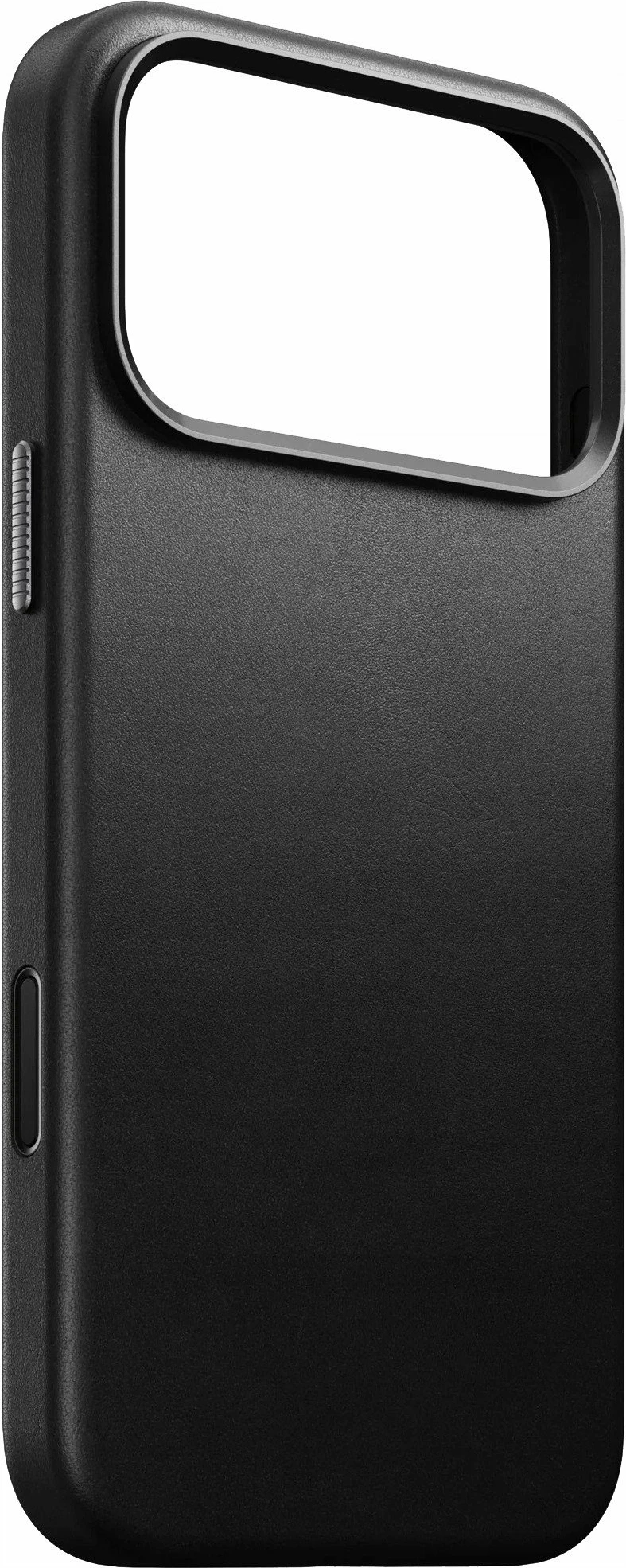 Mbështjellës Nomad Traditional Leather Case për iPhone 17 Pro, MagSafe, lëkurë natyrale, i zi 3