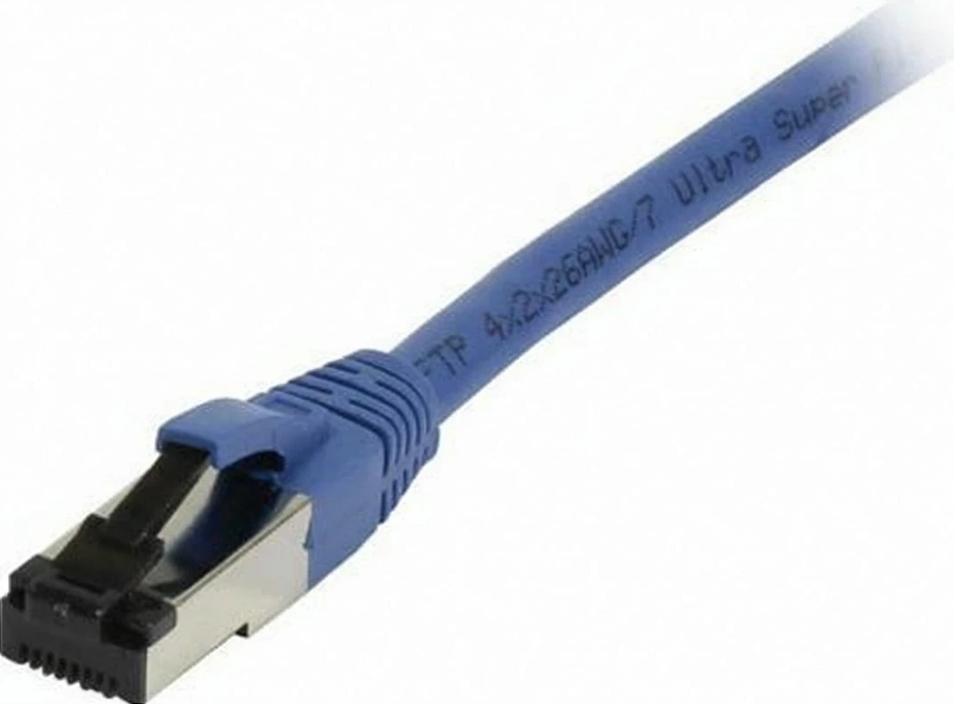 Kabllo rrjeti Synergy21 Patch RJ45 CAT8.1, 1.5 m, S/FTP, 2000 MHz, SuperFlex, blu