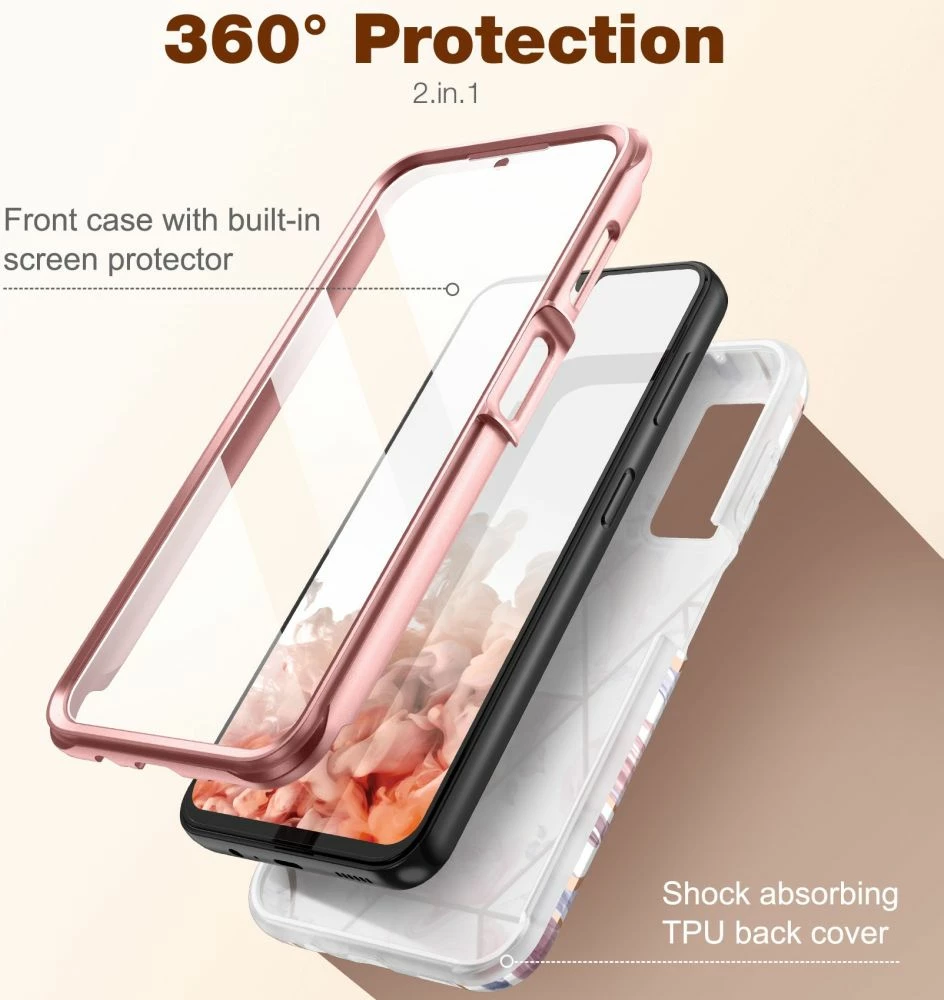 Mbështjellës Tech-Protect Velar për Samsung Galaxy A14/A14 5G, Rozë