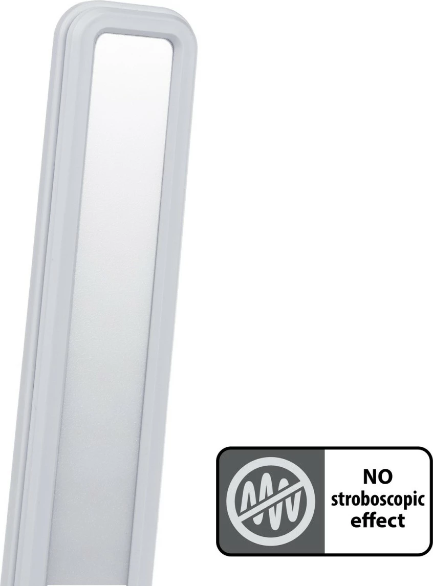 Lampë tavoline LED Maclean MCE616W, 9W, me karikues wireless Qi, E bardhë