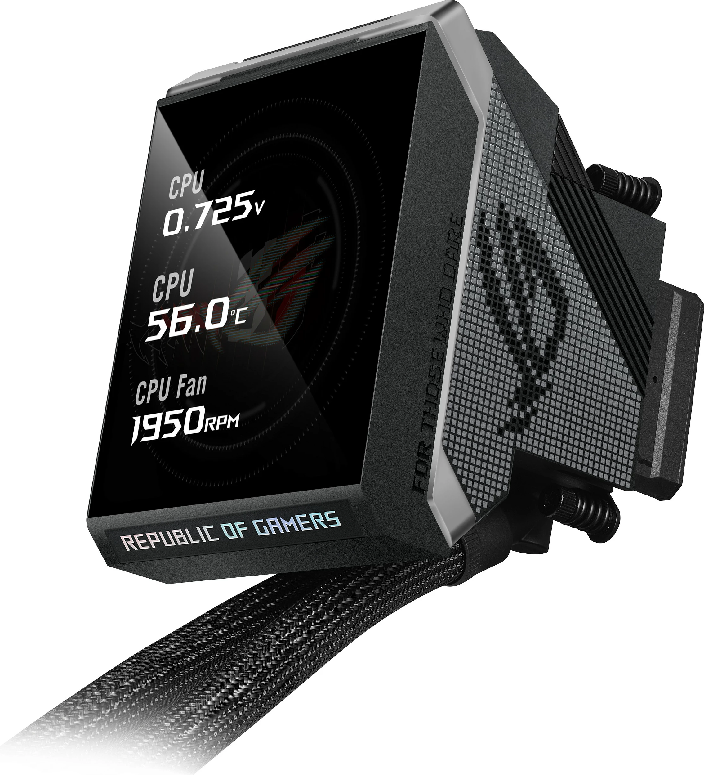 Ftohës lëngshëm AIO ASUS ROG STRIX LC IV 360 ARGB LCD, 3x120mm, i zi