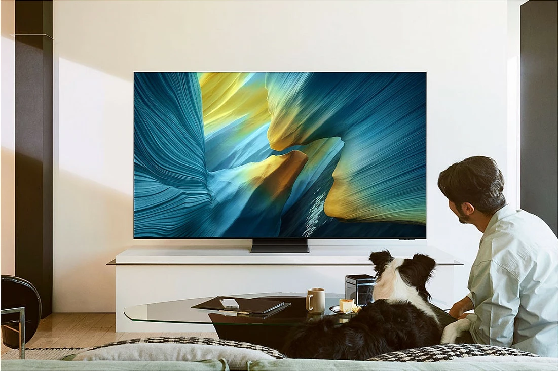 Televizor Samsung GQ55S95FAT, 55" 4K OLED, 144Hz, 4x HDMI 2.1, Titan Black