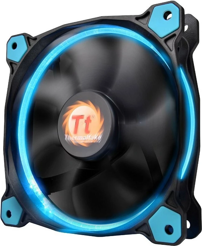 Ventilator kase Thermaltake Riing 14 LED, 140mm, 1400 RPM, Kaltër
