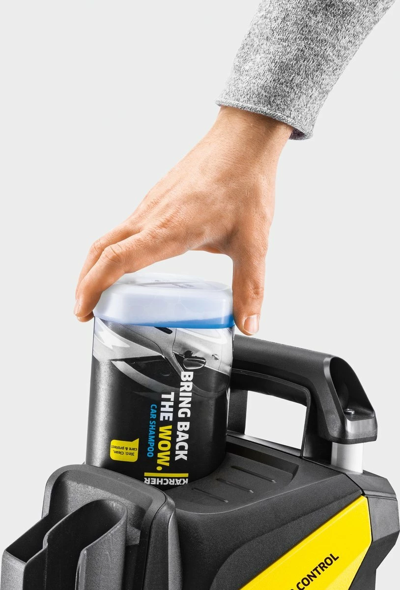 Pastrues me presion Karcher K 7 Smart Control Flex 1.317-340.0, 3 kW, 180 bar, 600 l/h, zorrë 10 m, Bluetooth, verdhë/zi