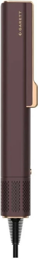 Drejtuese flokësh Garett Beauty AeroGlow, 1600W, ekran LCD, kafe