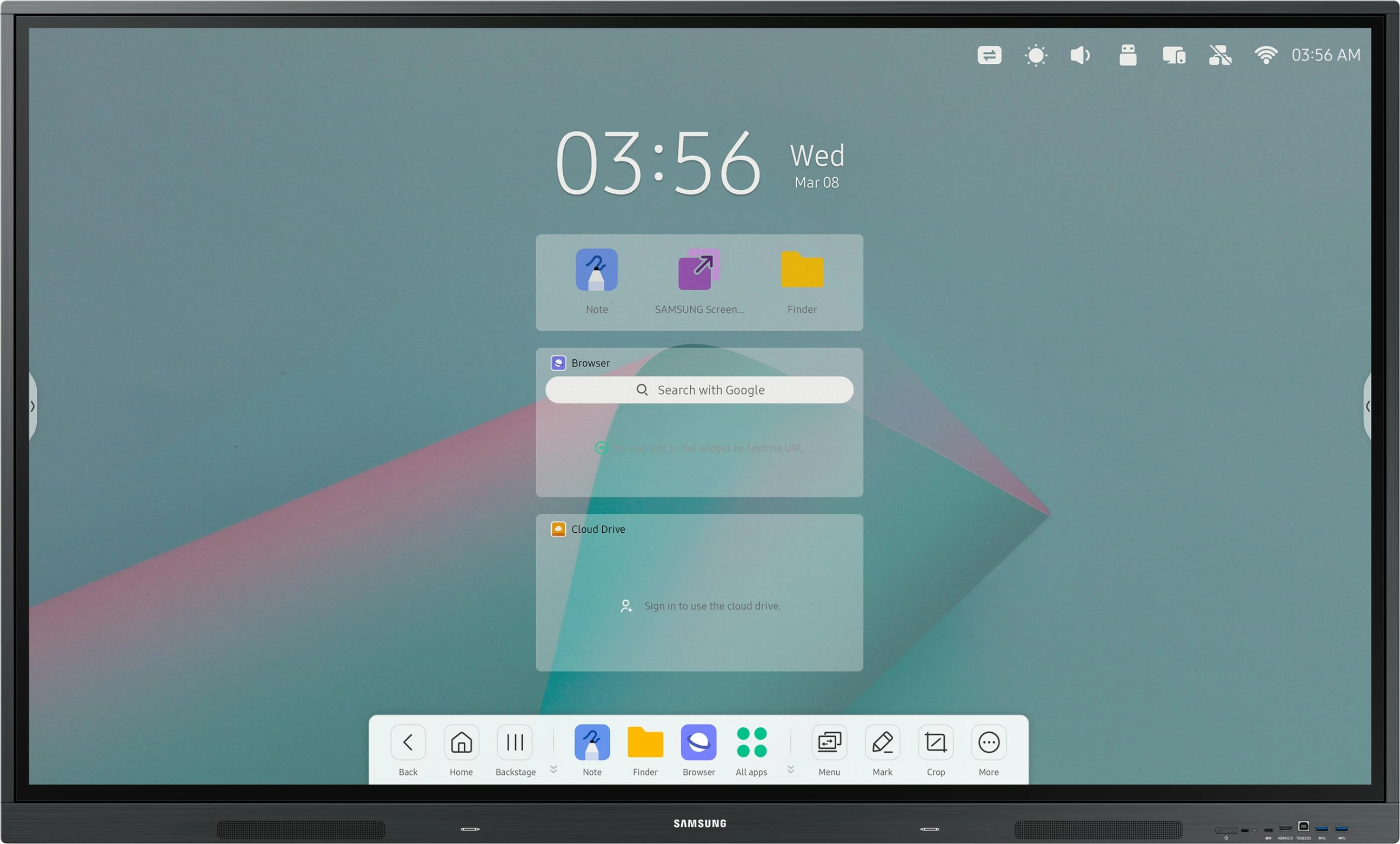 Ekran interaktiv Samsung WA86C 86 inç, 4K UHD, Touchscreen, Android, i zi
