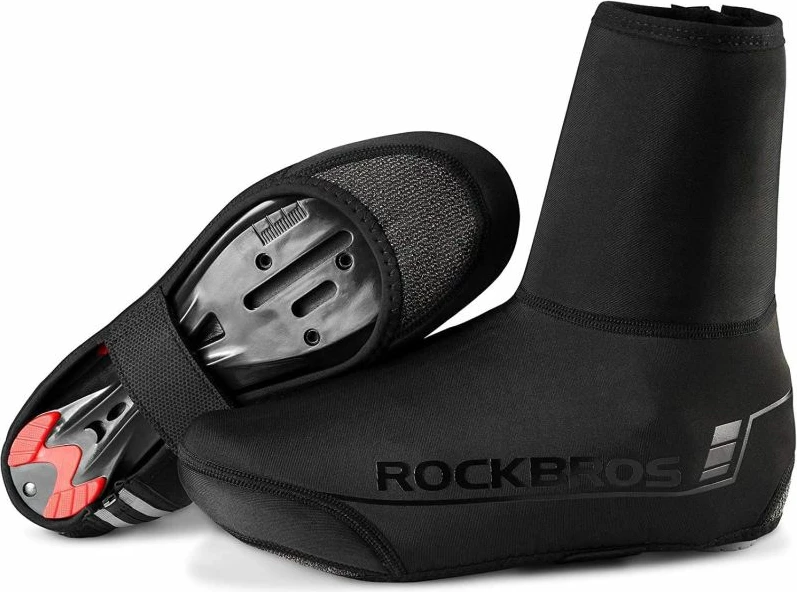 Mbulesa këpucësh Rockbros për çiklizëm, të zeza