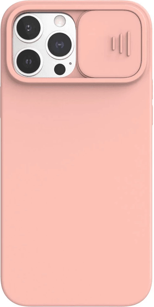 Mbështjellës silikoni ONASI Lens Cover për iPhone 16 Pro Max, mbrojtje kamere, rozë