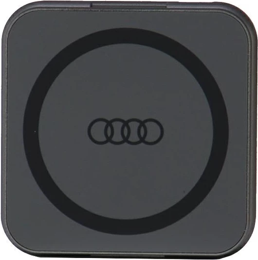 Karikues magnetik 3-në-1 Audi, palosshëm, USB-C, 15W, metalik, gri