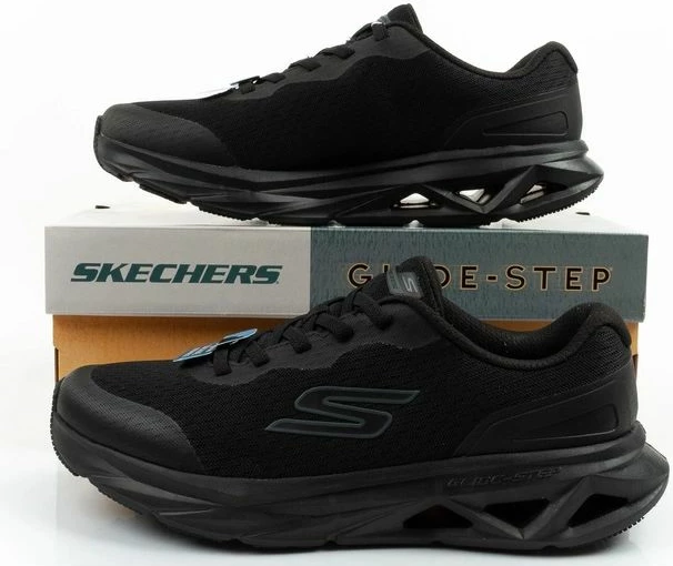 Atlete meshkuj Skechers Glide-Step Vortex, të zeza [Madhësia: 44.5]