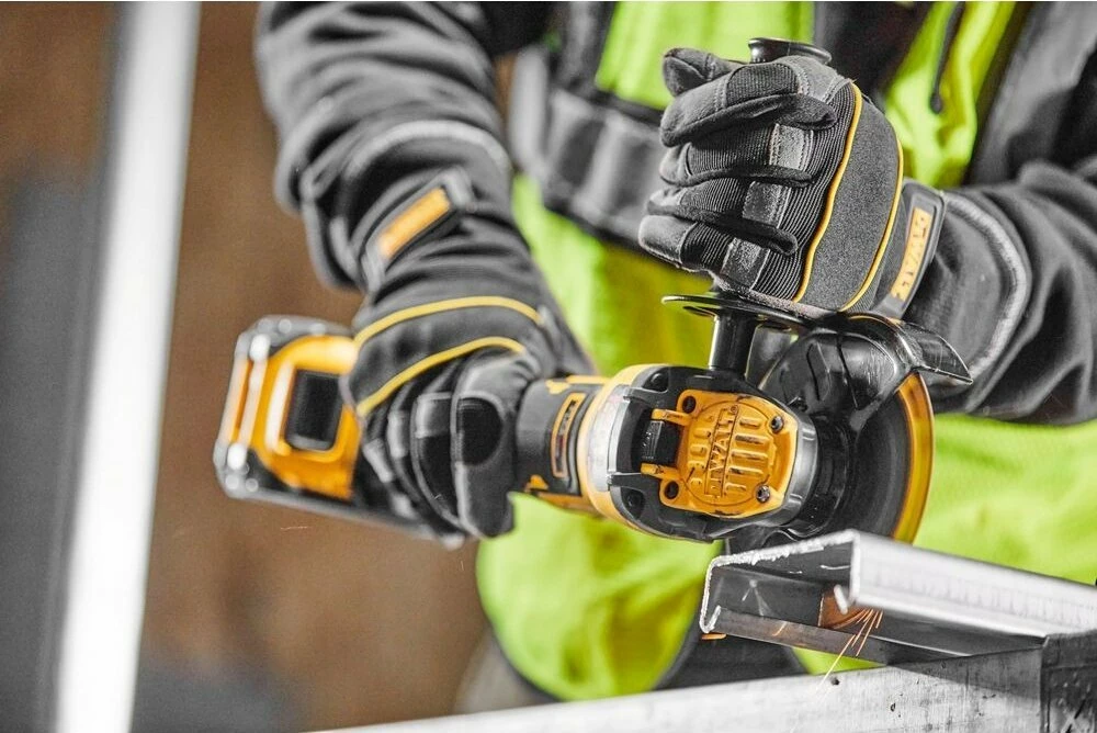 Mulli këndor DeWalt DCG409VSNT 18V XR FlexVolt Advantage, 125mm, shpejtësi variabile, pa bateri/karikues, me kuti TSTAK, e verdhë/zezë