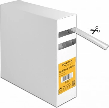 Gyp termo-tkurres DeLOCK 9.5 mm, 10 m, raport 2:1, transparent