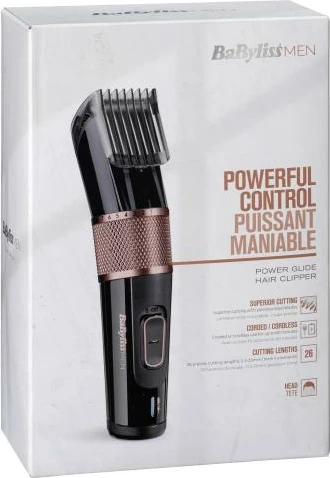 Makinë qethjeje BaByliss Men Power Glide E974E, e zezë