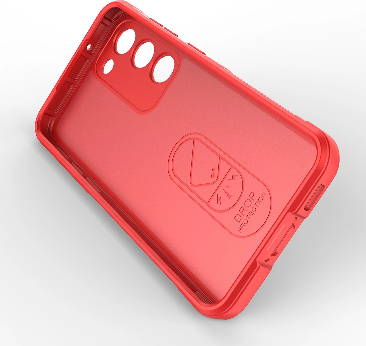 Mbështjellës Hurtel Magic Shield Case për Samsung Galaxy S23+, i kuq