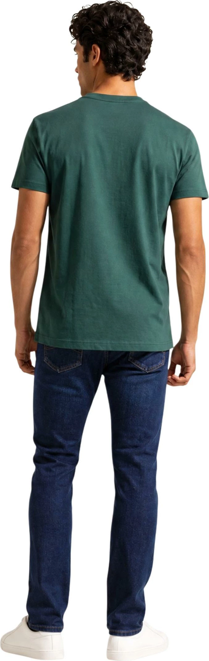 Maicë për meshkuj Tommy Hilfiger Jeans TJM REG LINEAR LOGO DM0DM20744, e gjelbër e errët [Madhësia: S]