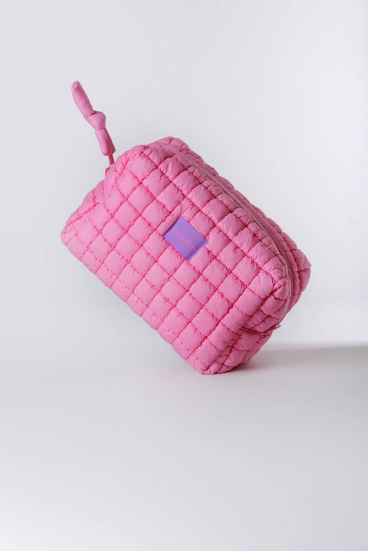 Noelle Cosmetic Bag Bubble Pouch Pink- big