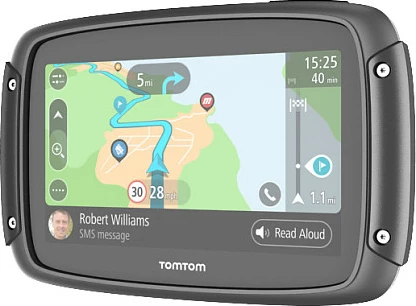 Navigacion GPS për motor TomTom Rider 550, 4.3" ekran touch, 16GB, Harta Evropë, Wi‑Fi/Bluetooth, i zi