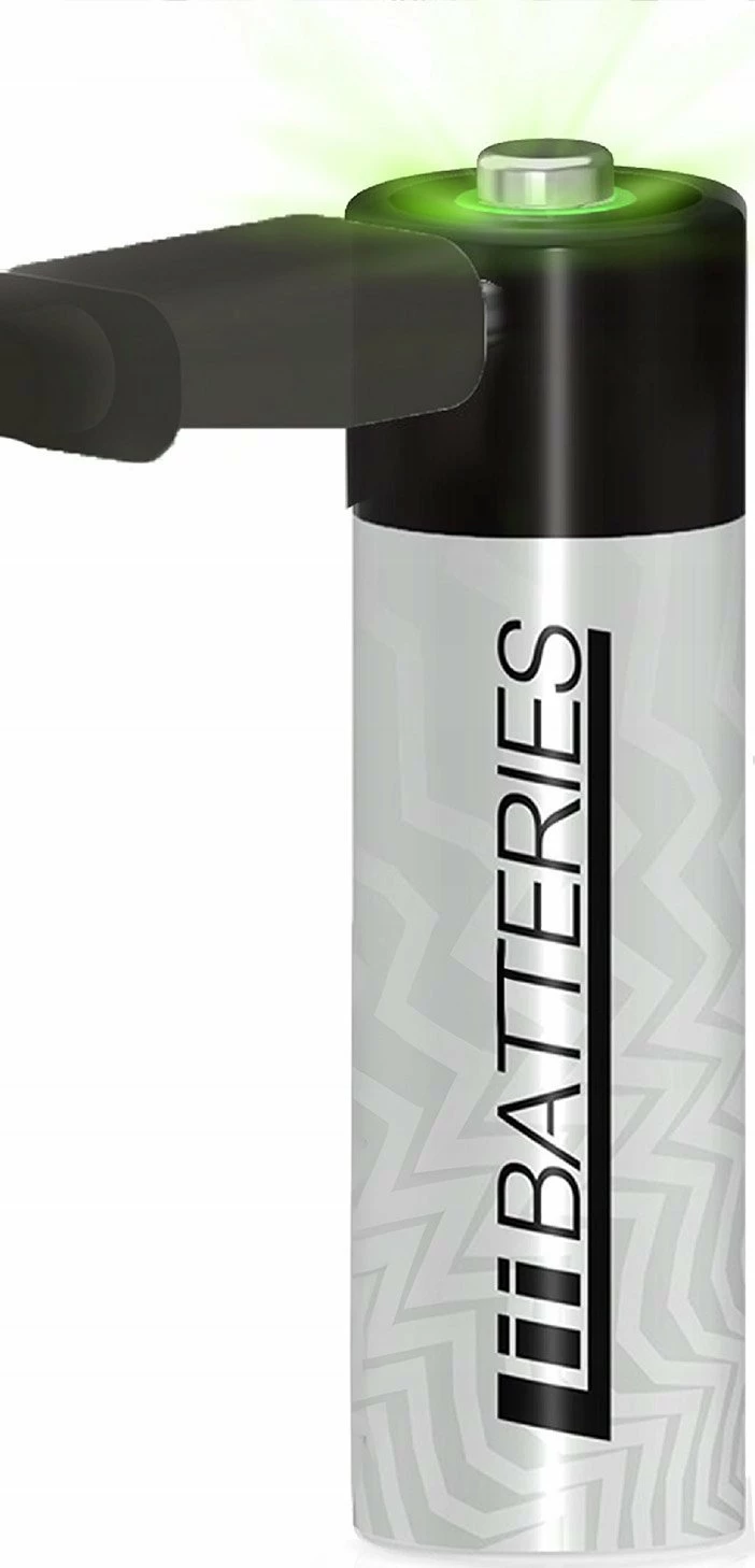 Bateri rikarikueshme Li-Ion AA/R6 LiiBatteries LIB667097 1.5V 1700mAh USB-C 4 copë